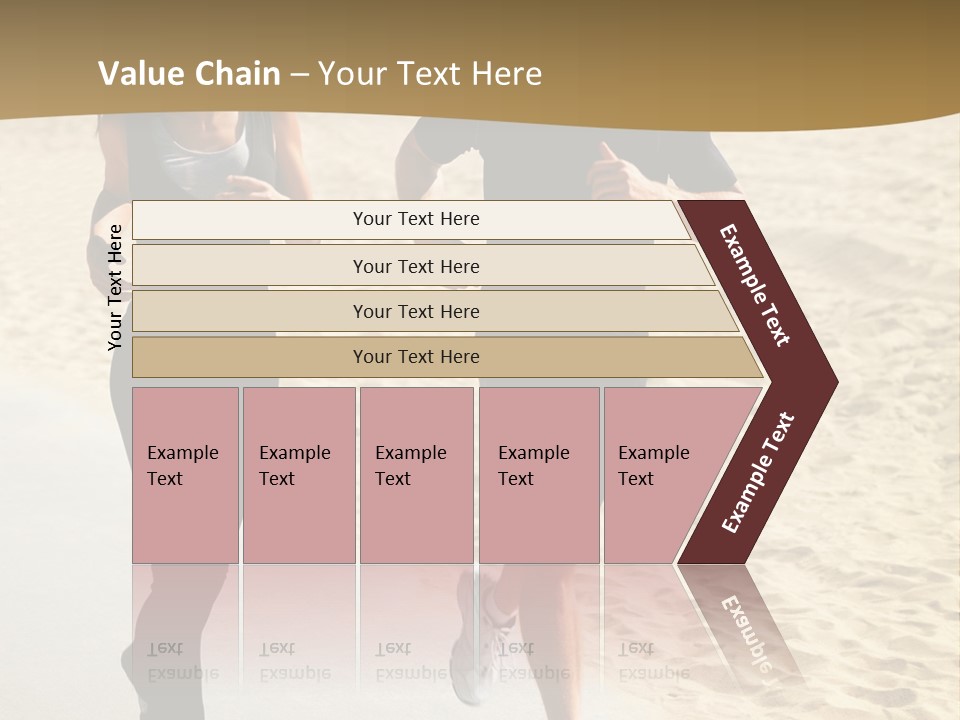 Fit Young Brunette Pilates Instructor Showing Different Exercises On A White Background A Blue Yoga Mat. White Background Not Isolated PowerPoint Template