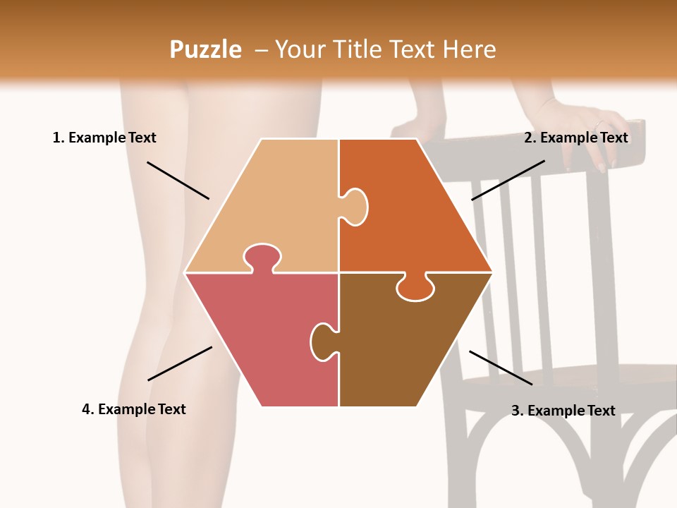 Beautiful Young Girls Body PowerPoint Template