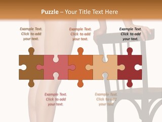Beautiful Young Girls Body PowerPoint Template