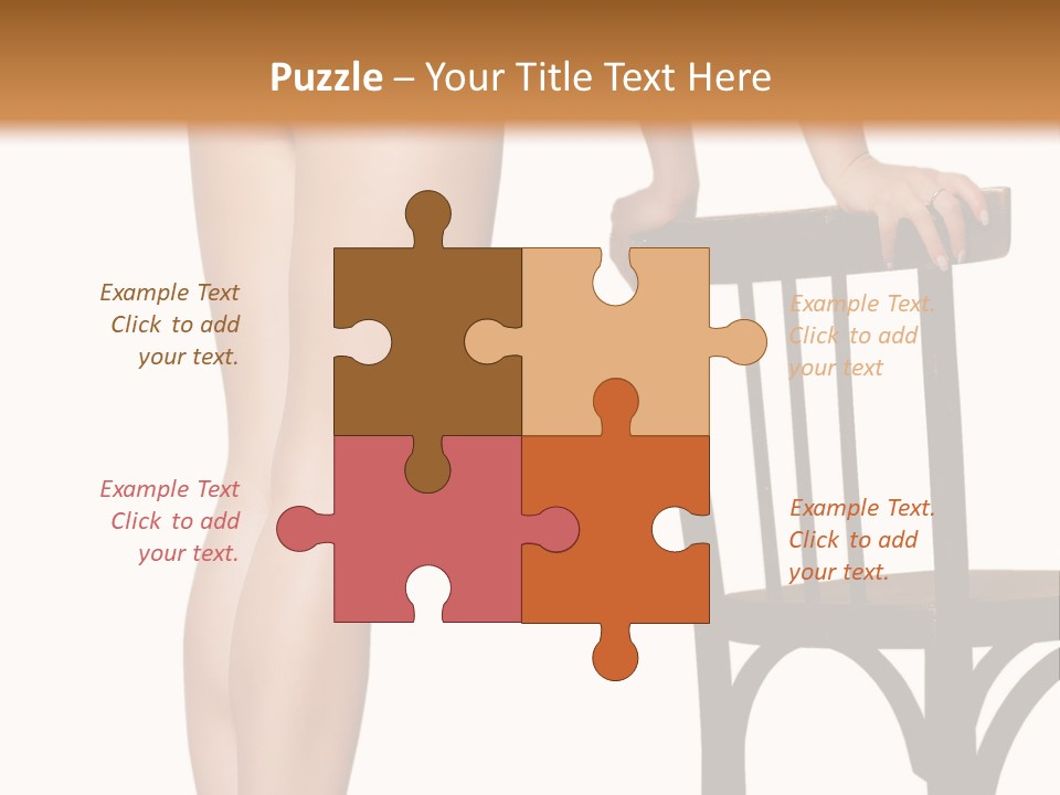 Beautiful Young Girls Body PowerPoint Template