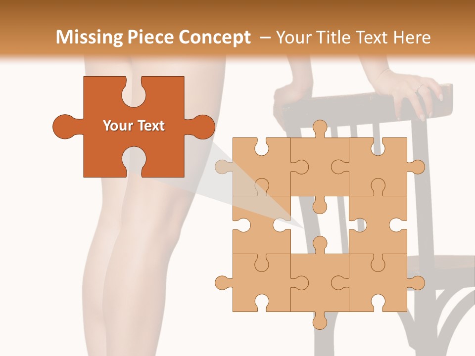 Beautiful Young Girls Body PowerPoint Template