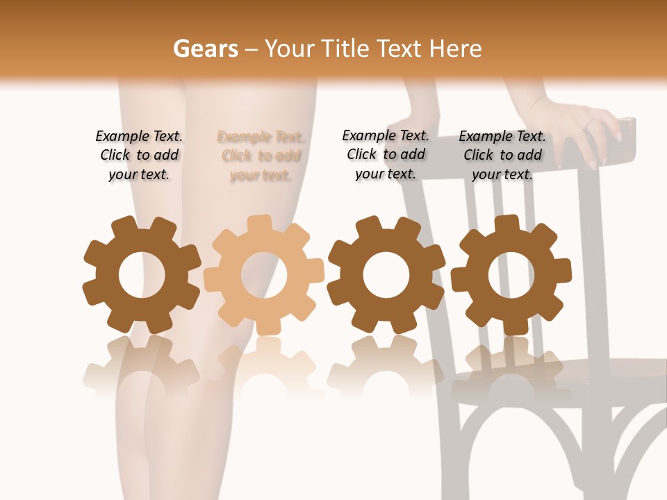 Beautiful Young Girls Body PowerPoint Template