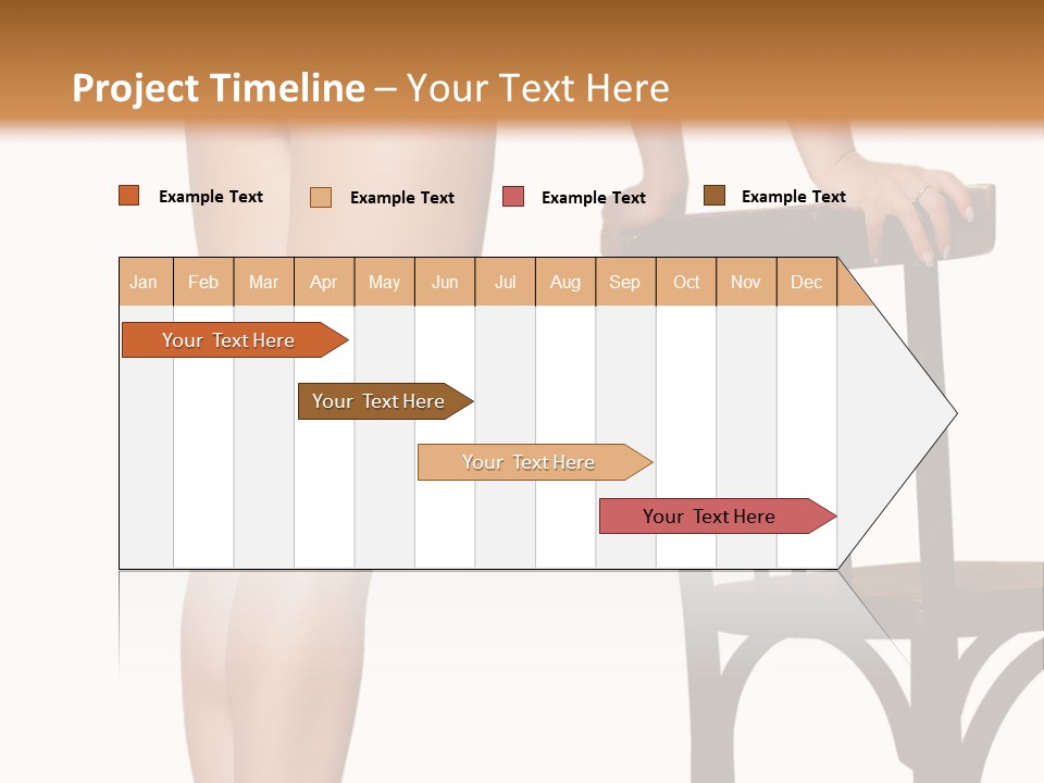Beautiful Young Girls Body PowerPoint Template