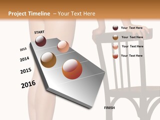 Beautiful Young Girls Body PowerPoint Template