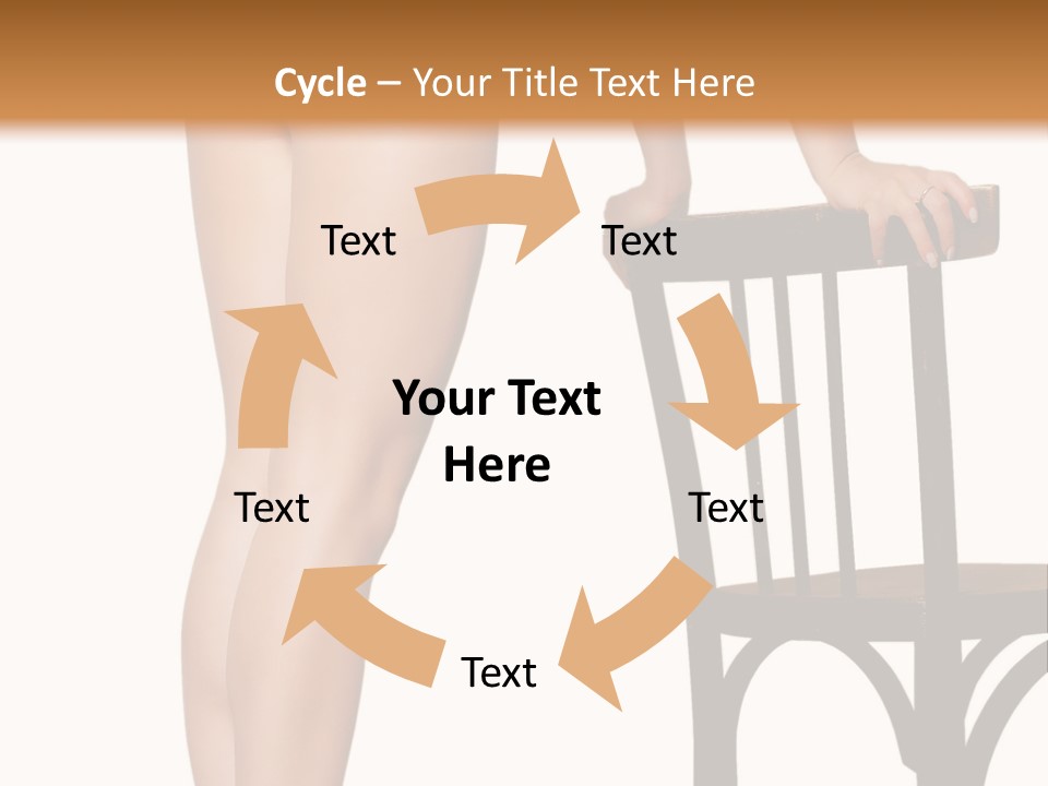 Beautiful Young Girls Body PowerPoint Template