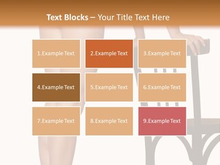 Beautiful Young Girls Body PowerPoint Template