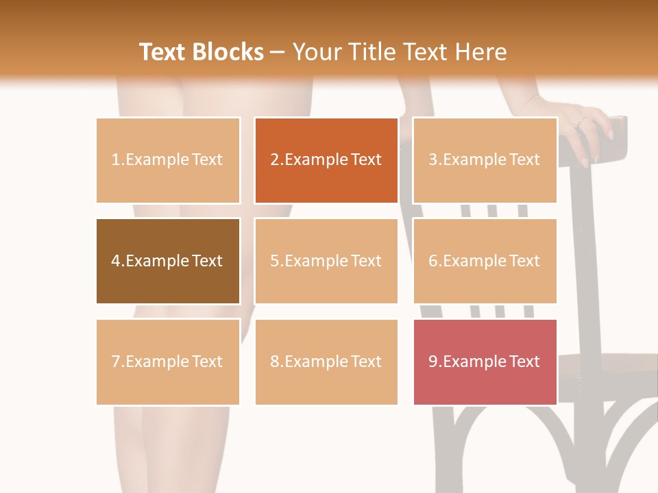 Beautiful Young Girls Body PowerPoint Template