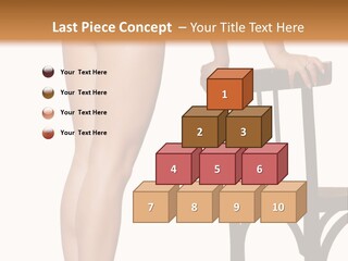 Beautiful Young Girls Body PowerPoint Template