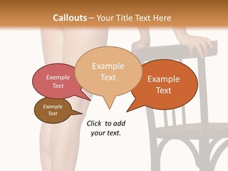 Beautiful Young Girls Body PowerPoint Template