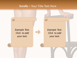 Beautiful Young Girls Body PowerPoint Template