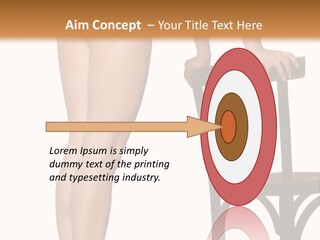 Beautiful Young Girls Body PowerPoint Template