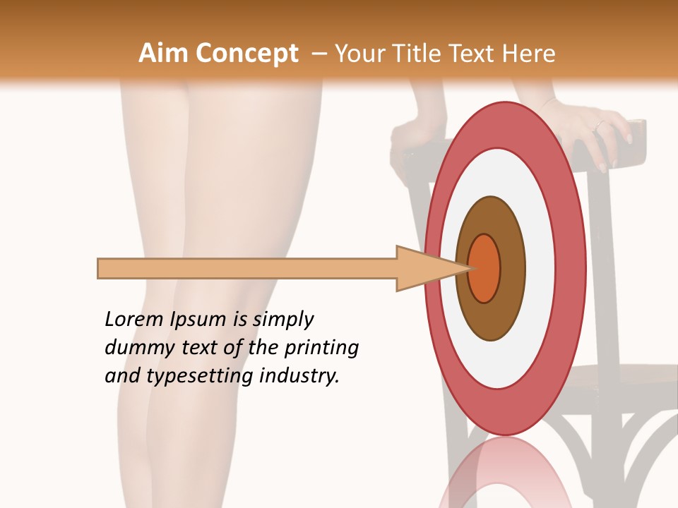Beautiful Young Girls Body PowerPoint Template