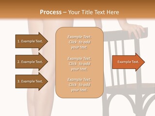 Beautiful Young Girls Body PowerPoint Template