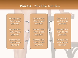 Beautiful Young Girls Body PowerPoint Template