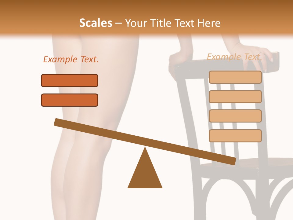 Beautiful Young Girls Body PowerPoint Template