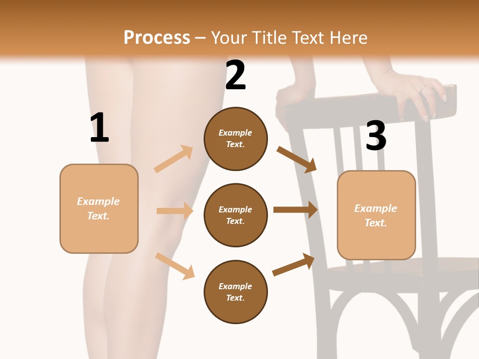 Beautiful Young Girls Body PowerPoint Template