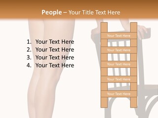 Beautiful Young Girls Body PowerPoint Template
