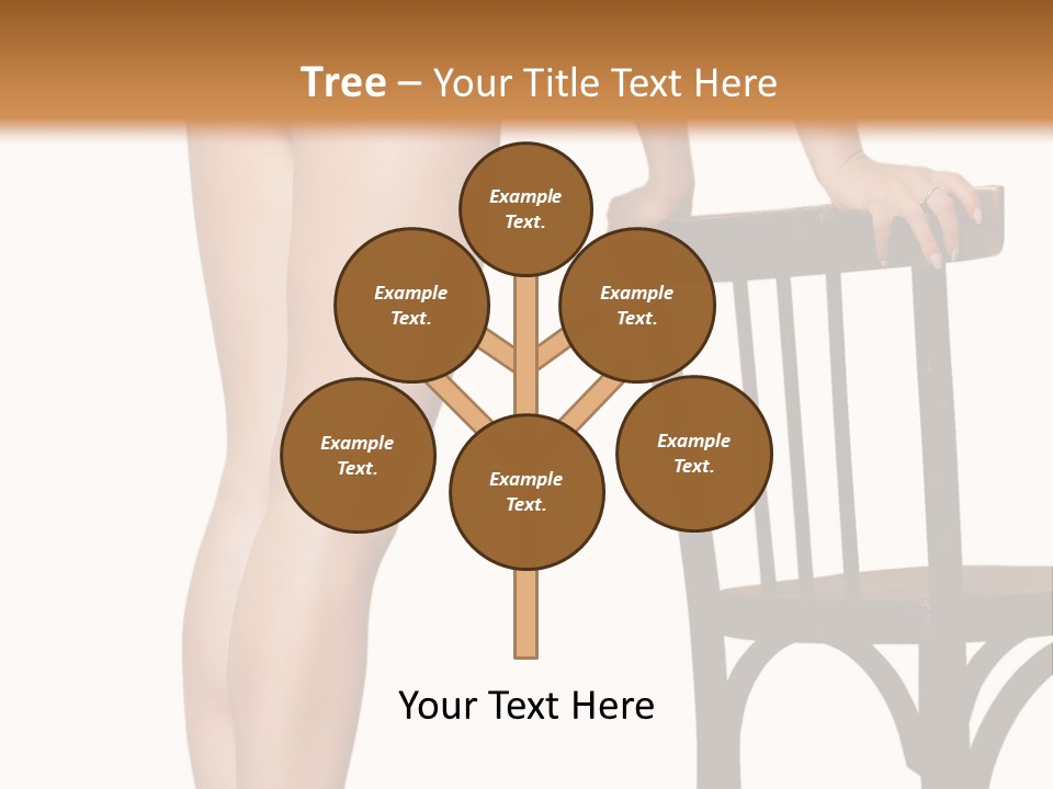 Beautiful Young Girls Body PowerPoint Template