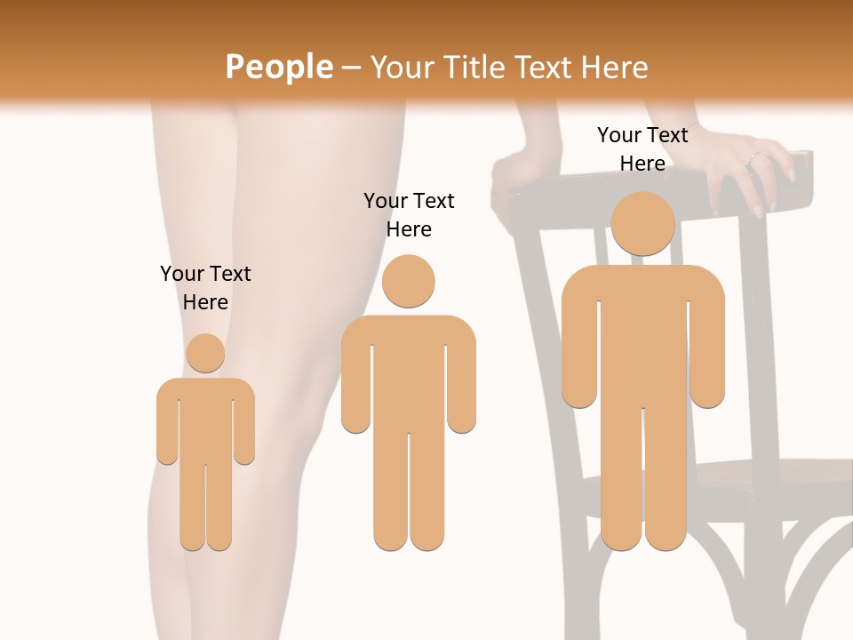Beautiful Young Girls Body PowerPoint Template