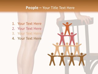 Beautiful Young Girls Body PowerPoint Template