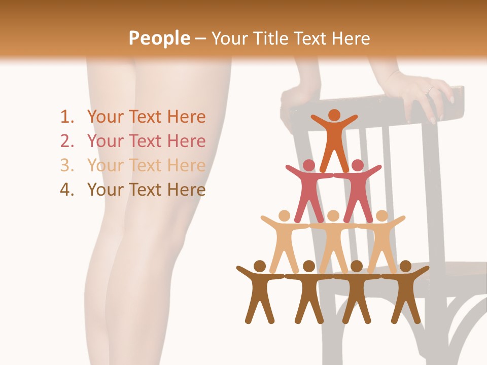 Beautiful Young Girls Body PowerPoint Template
