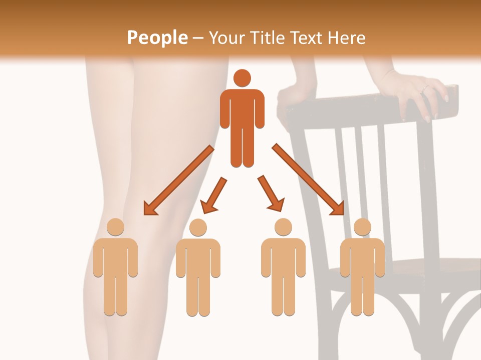 Beautiful Young Girls Body PowerPoint Template