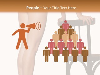 Beautiful Young Girls Body PowerPoint Template