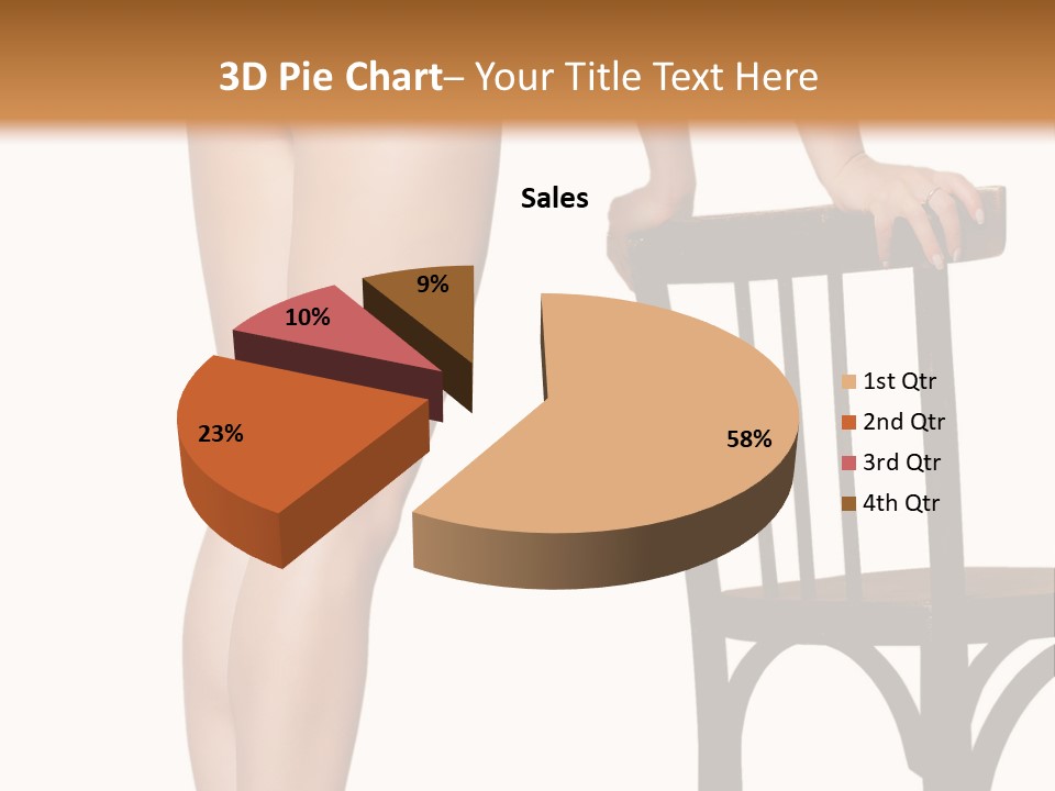 Beautiful Young Girls Body PowerPoint Template