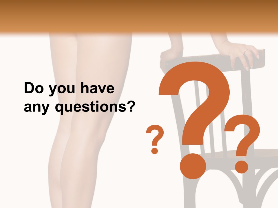 Beautiful Young Girls Body PowerPoint Template