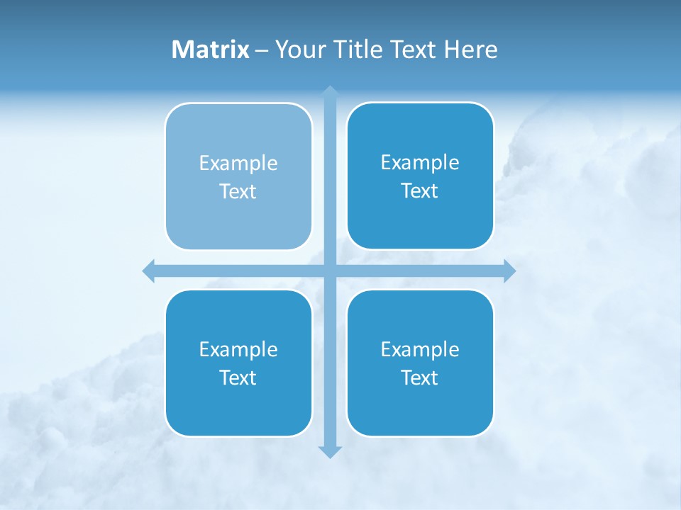 Pile Of Snow PowerPoint Template