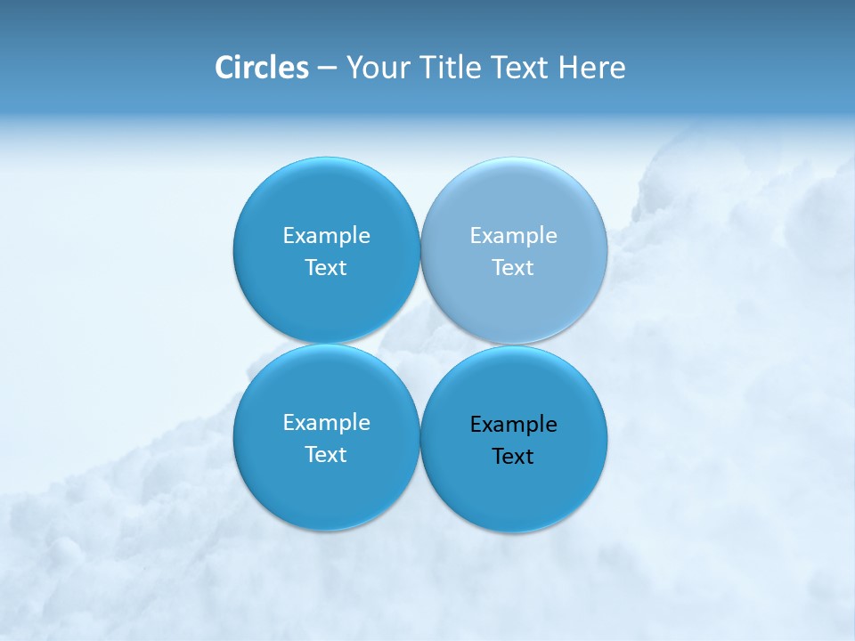 Pile Of Snow PowerPoint Template