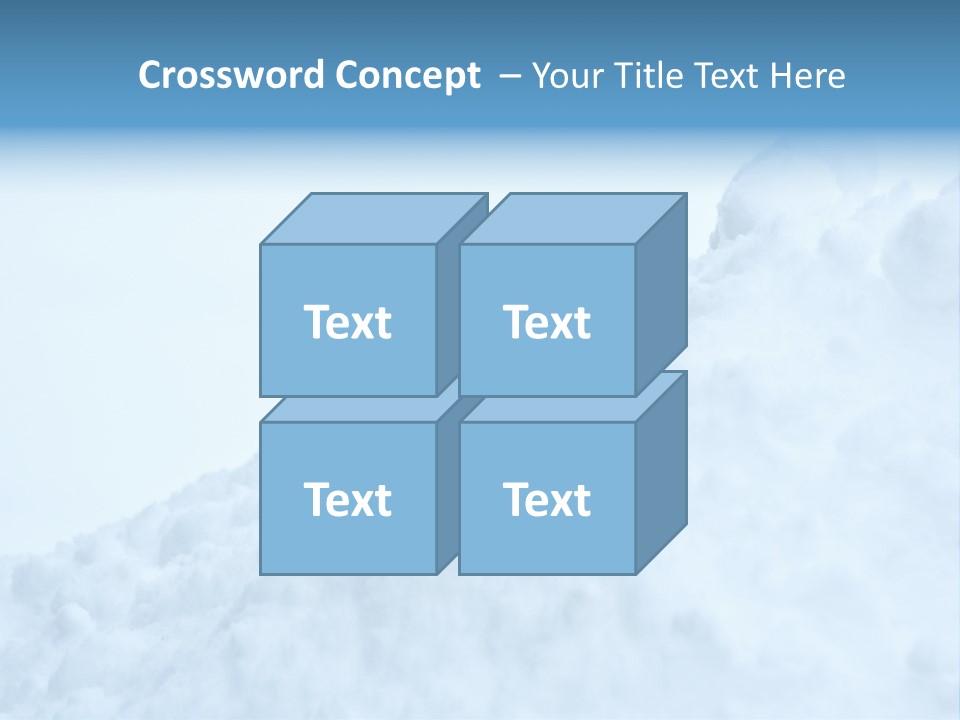 Pile Of Snow PowerPoint Template