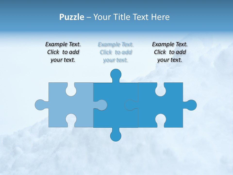 Pile Of Snow PowerPoint Template