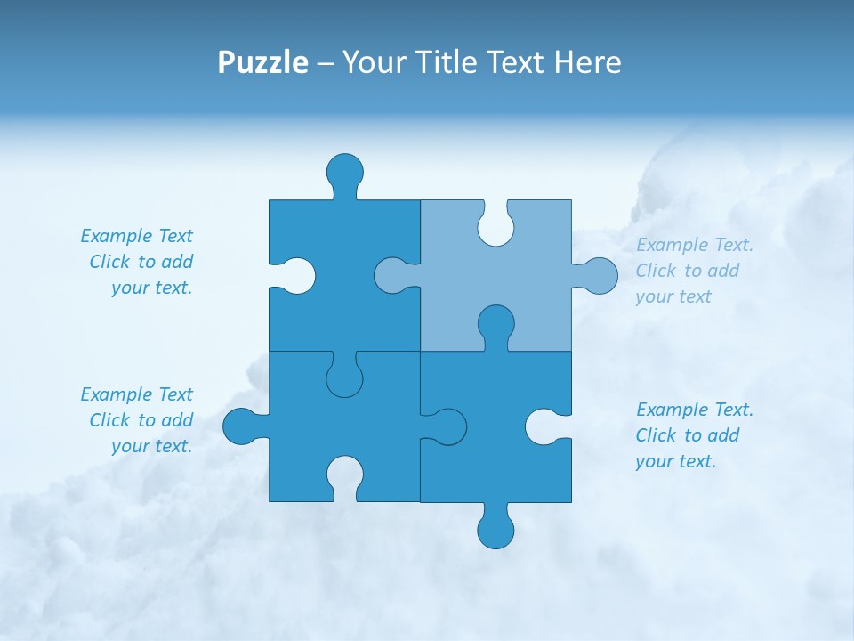 Pile Of Snow PowerPoint Template