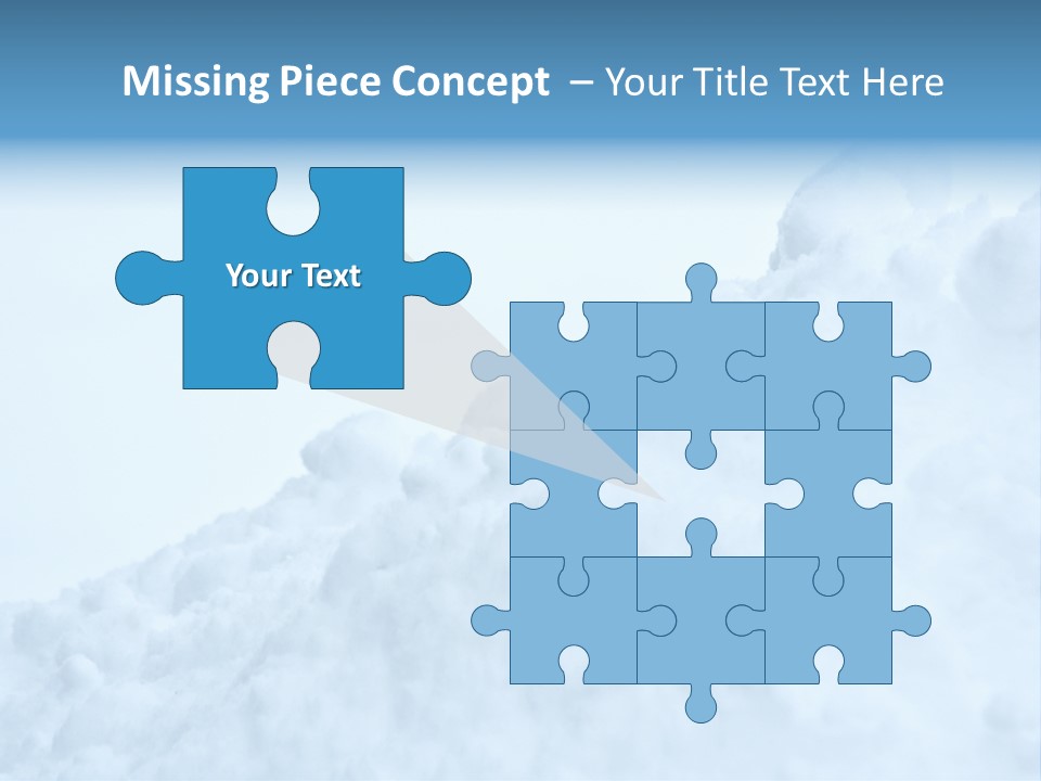 Pile Of Snow PowerPoint Template