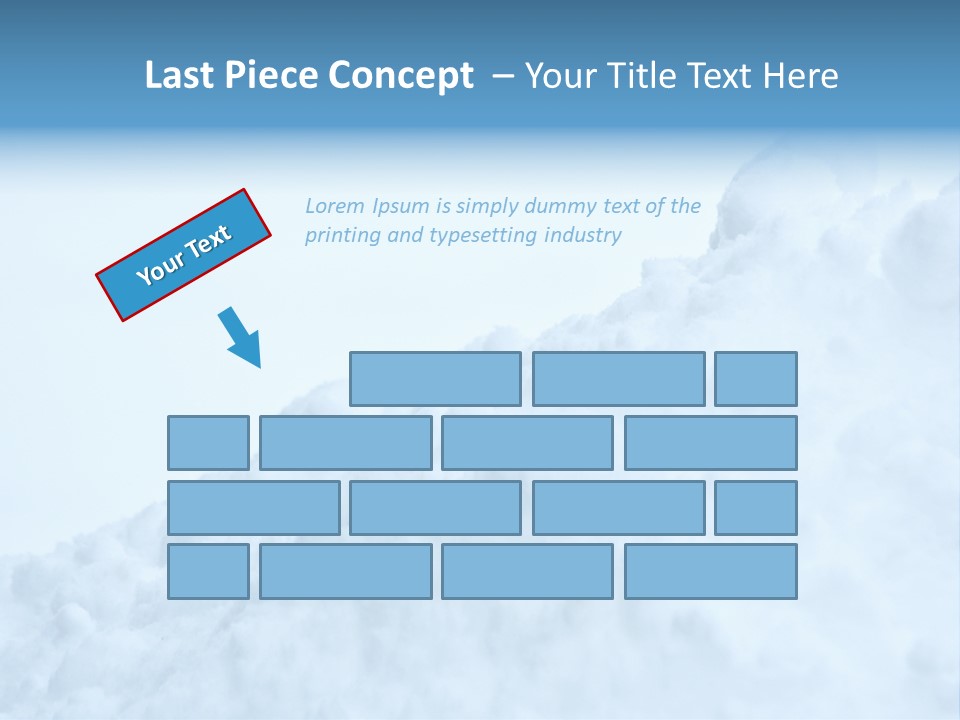 Pile Of Snow PowerPoint Template