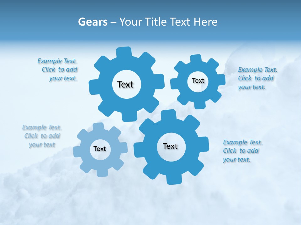 Pile Of Snow PowerPoint Template