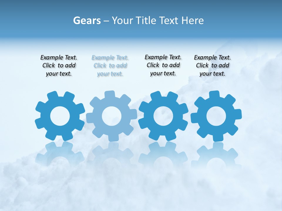 Pile Of Snow PowerPoint Template