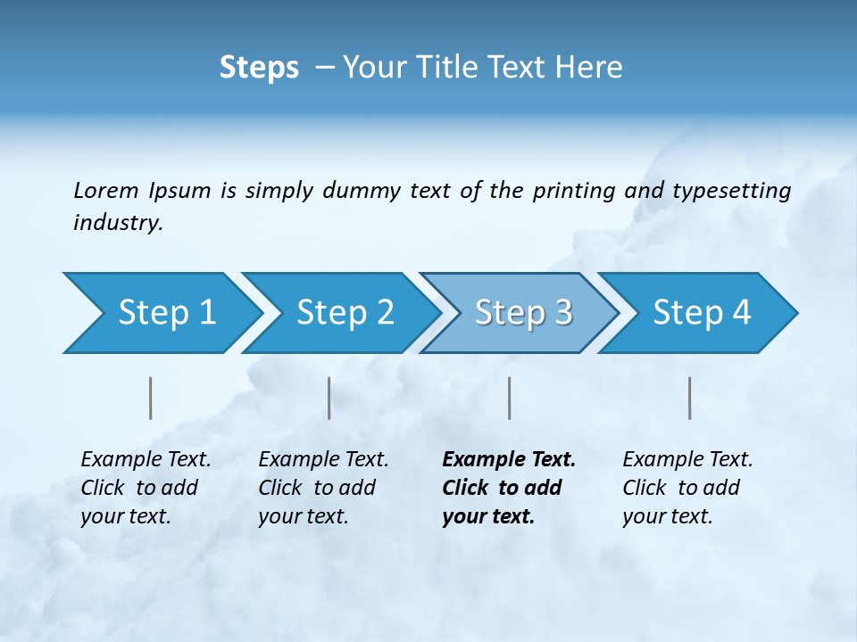 Pile Of Snow PowerPoint Template