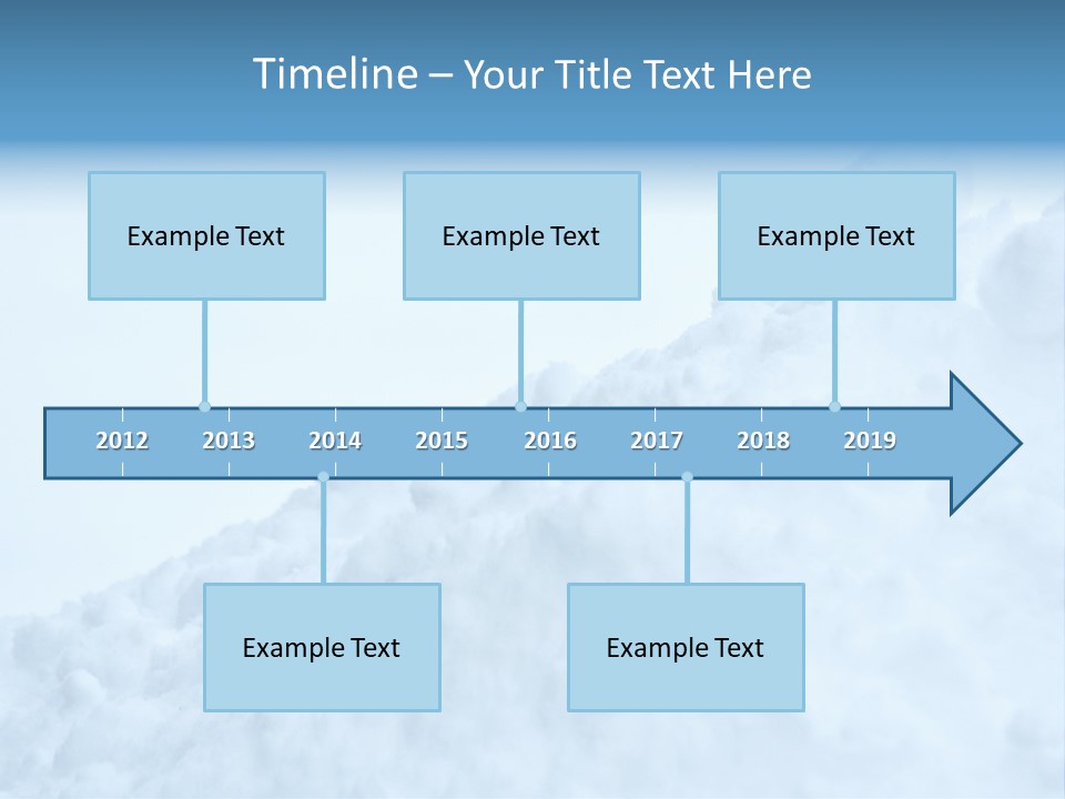 Pile Of Snow PowerPoint Template