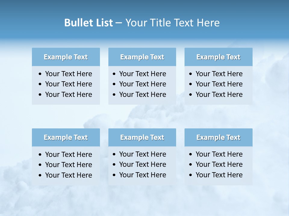 Pile Of Snow PowerPoint Template