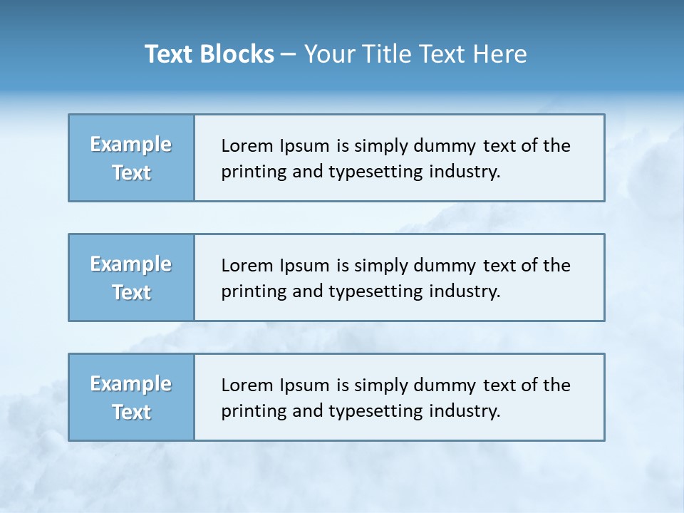 Pile Of Snow PowerPoint Template
