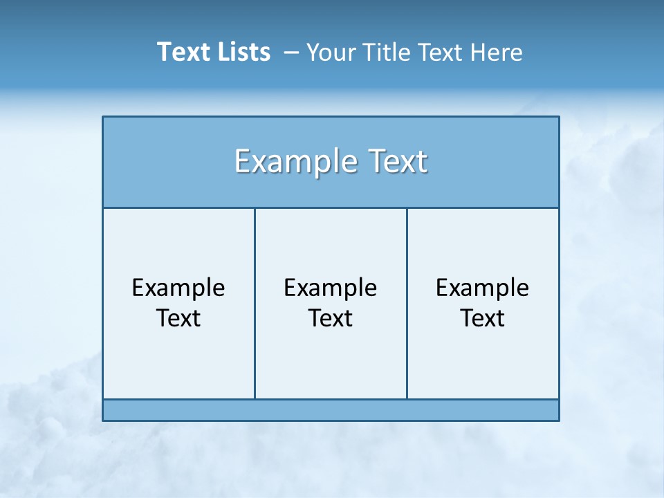 Pile Of Snow PowerPoint Template