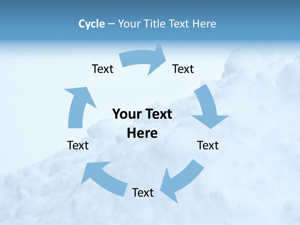 Pile Of Snow PowerPoint Template