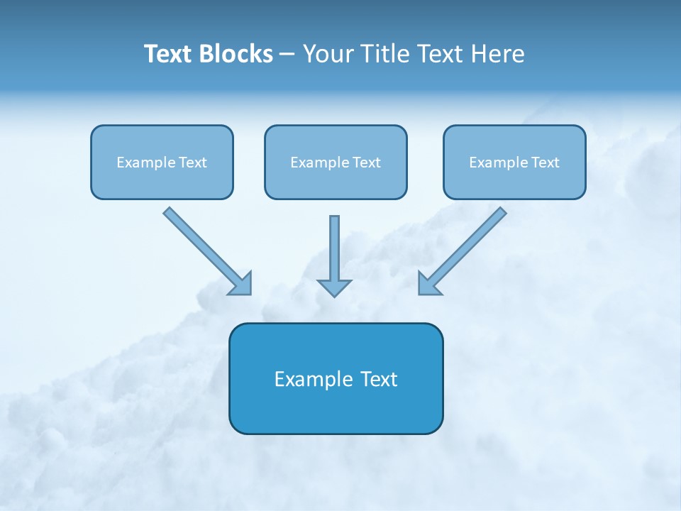 Pile Of Snow PowerPoint Template