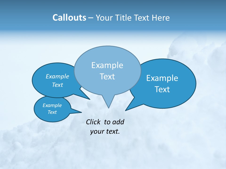 Pile Of Snow PowerPoint Template