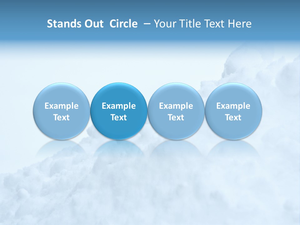 Pile Of Snow PowerPoint Template