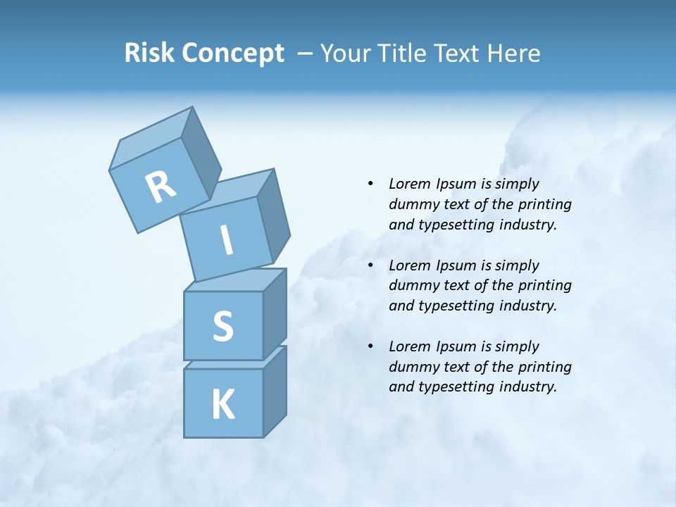 Pile Of Snow PowerPoint Template