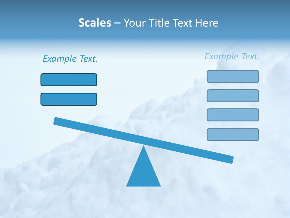 Pile Of Snow PowerPoint Template