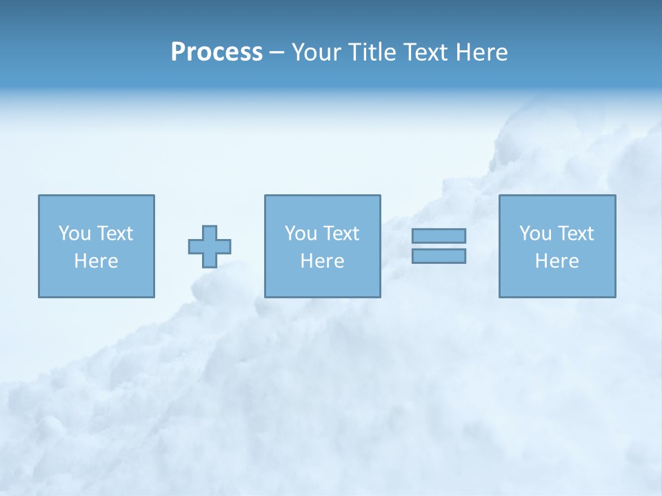 Pile Of Snow PowerPoint Template